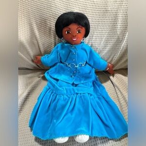 Vintage Handmade Fabric Rag Doll